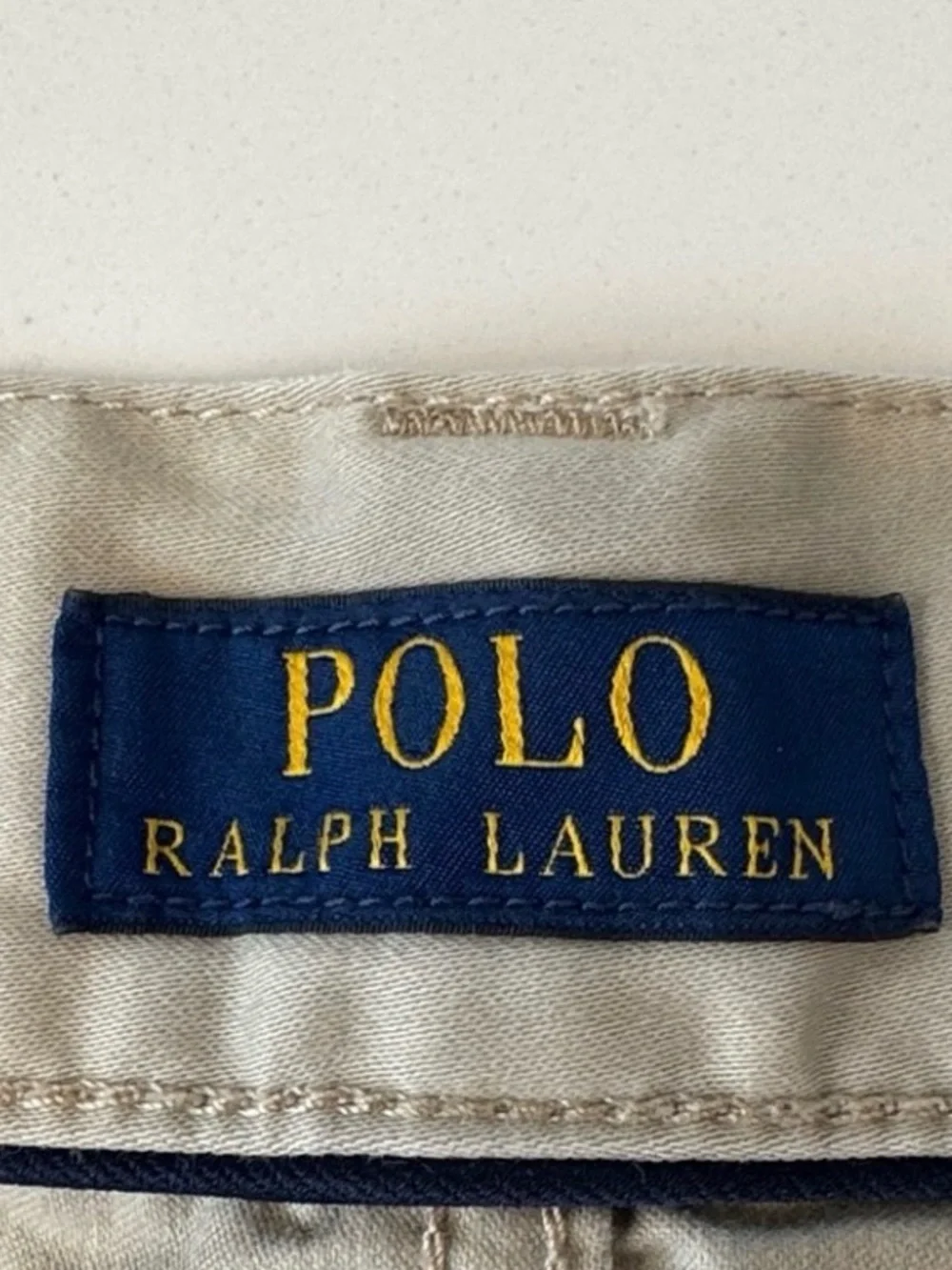 Polo by Ralph Lauren Beige Straight-Leg Chinos